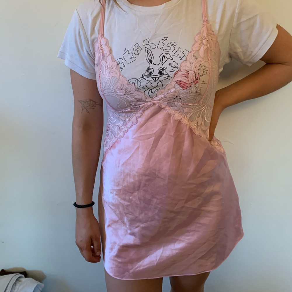 Pink Vintage Lingerie Cami